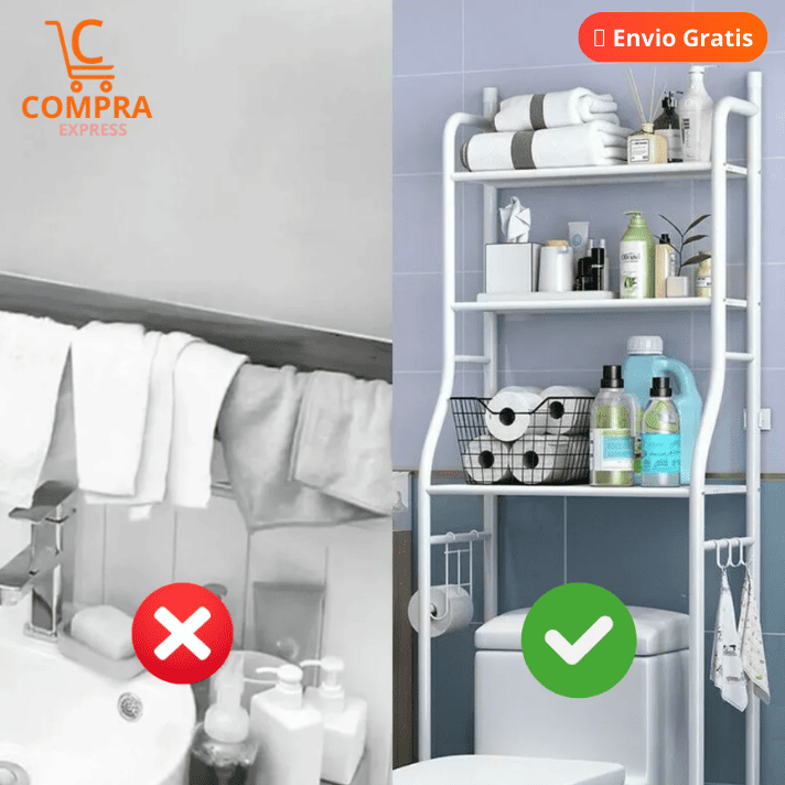 ESTANTE ORGANIZADOR DE BAÑO