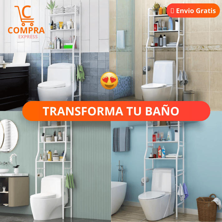 ESTANTE ORGANIZADOR DE BAÑO