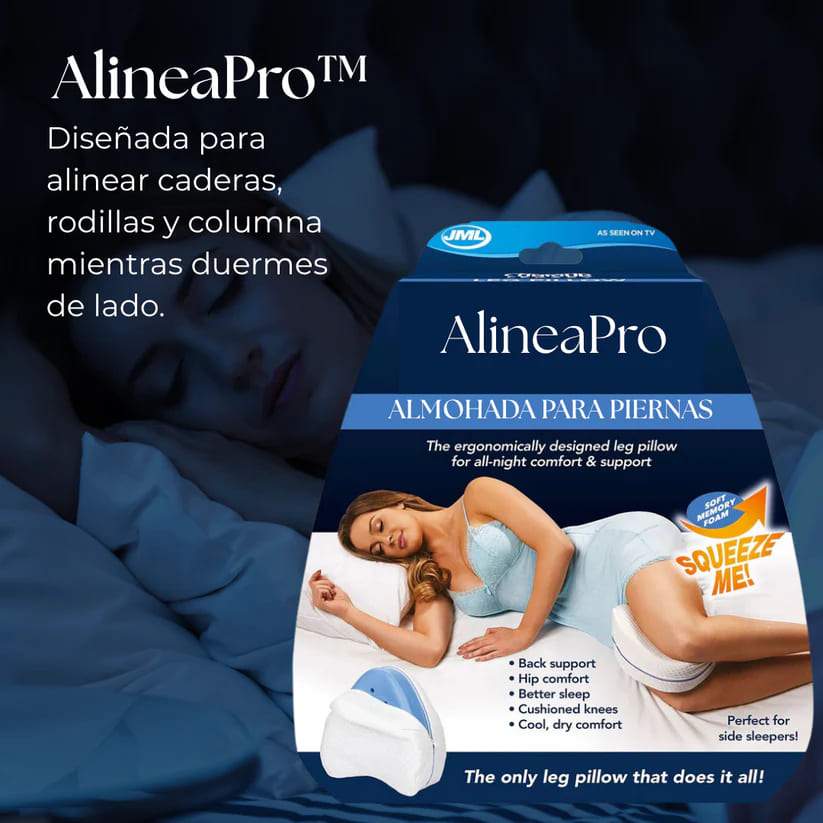 ALMOHADA ORTOPEDICA PARA PIERNAS + REGALOS ESPECIALES🎁