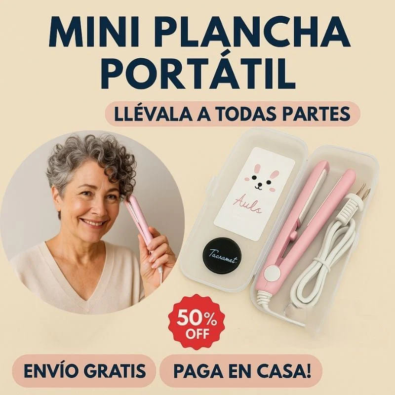 MINI PLANCHA RIZADORA + REGALOS ESPECIALES🎁