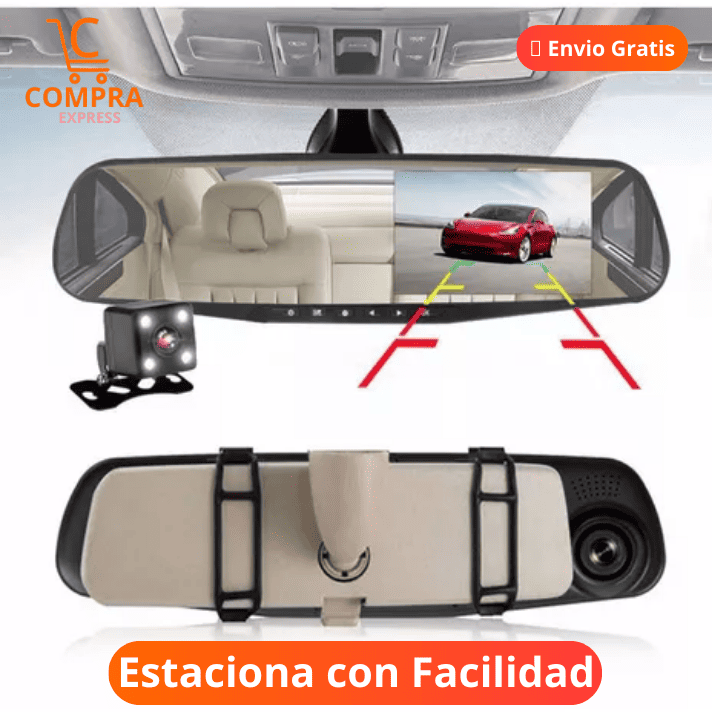 ESPEJO RETROVISOR CON CAMARA TACTIL