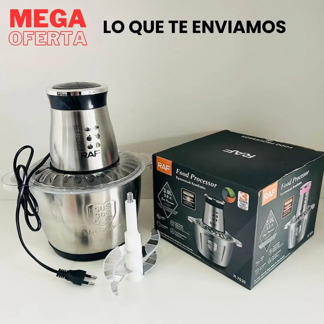 PROCESADOR DE ALIMENTOS + REGALOS ESPECIALES🎁