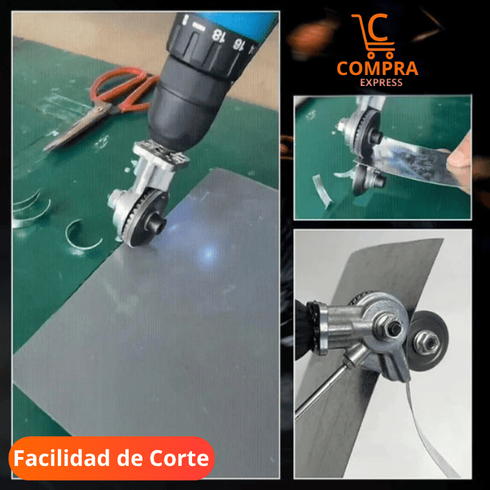 ADAPTADOR DE TALADRO CORTADOR DE METAL