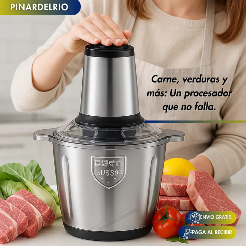 PROCESADOR DE ALIMENTOS + REGALOS ESPECIALES🎁