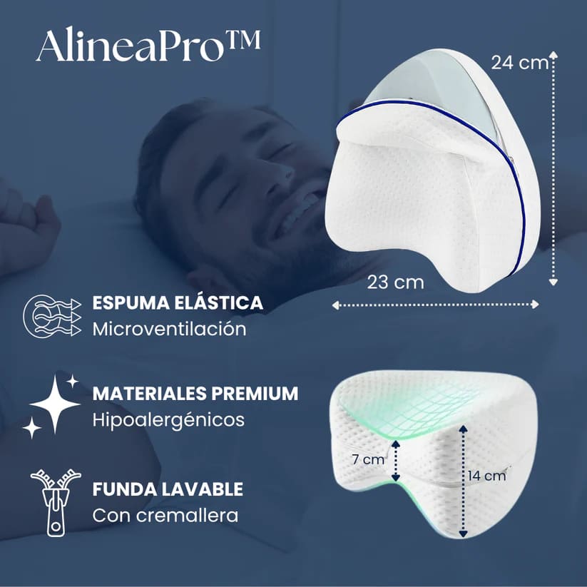 ALMOHADA ORTOPEDICA PARA PIERNAS + REGALOS ESPECIALES🎁