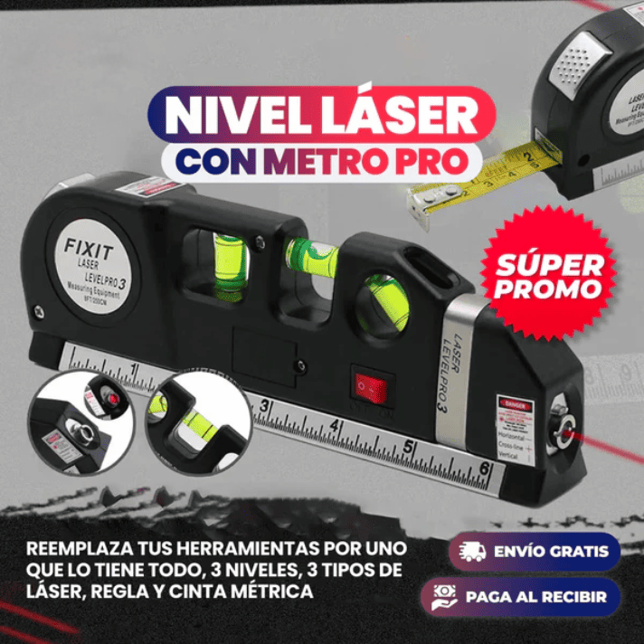 NIVEL CON LASER + REGALOS ESPECIALES🎁