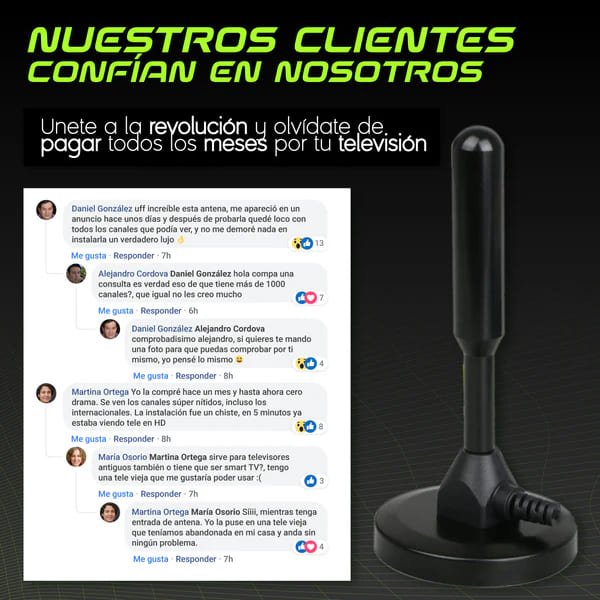 ANTENA HD + REGALOS ESPECIALES🎁