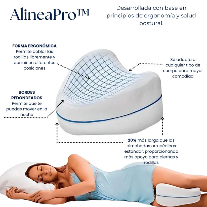 ALMOHADA ORTOPEDICA PARA PIERNAS + REGALOS ESPECIALES🎁