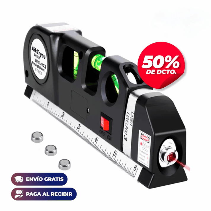 NIVEL CON LASER + REGALOS ESPECIALES🎁