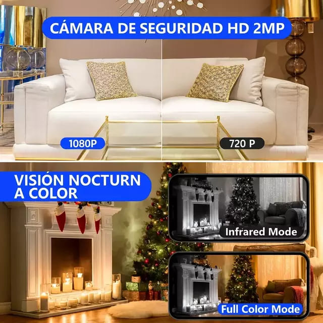 2X1 FOCO CAMARA DE SEGURIDAD + REGALOS ESPECIALES🎁