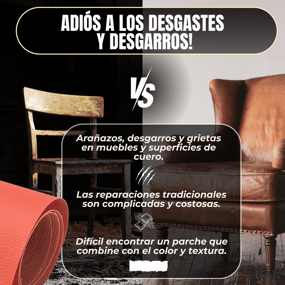 2X1 PARCHES DE CUERO ADHESIVO + REGALOS ESPECIALES🎁
