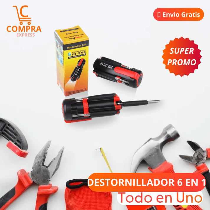 DESTORNILLADOR 6 EN 1