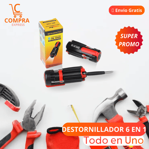 DESTORNILLADOR 6 EN 1