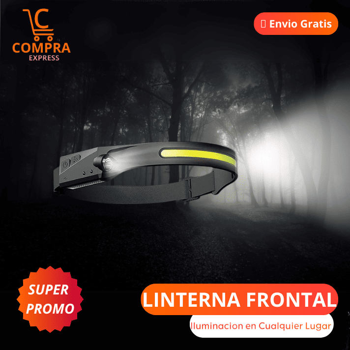 LINTERNA FRONTAL LED