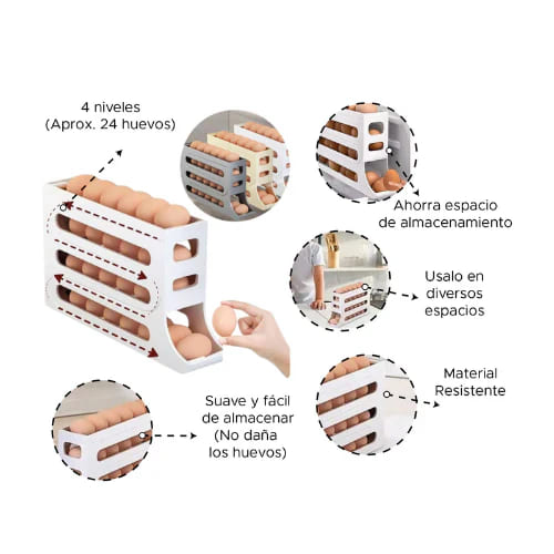 2X1 DISPENSADOR DE HUEVOS + REGALOS ESPECIALES🎁