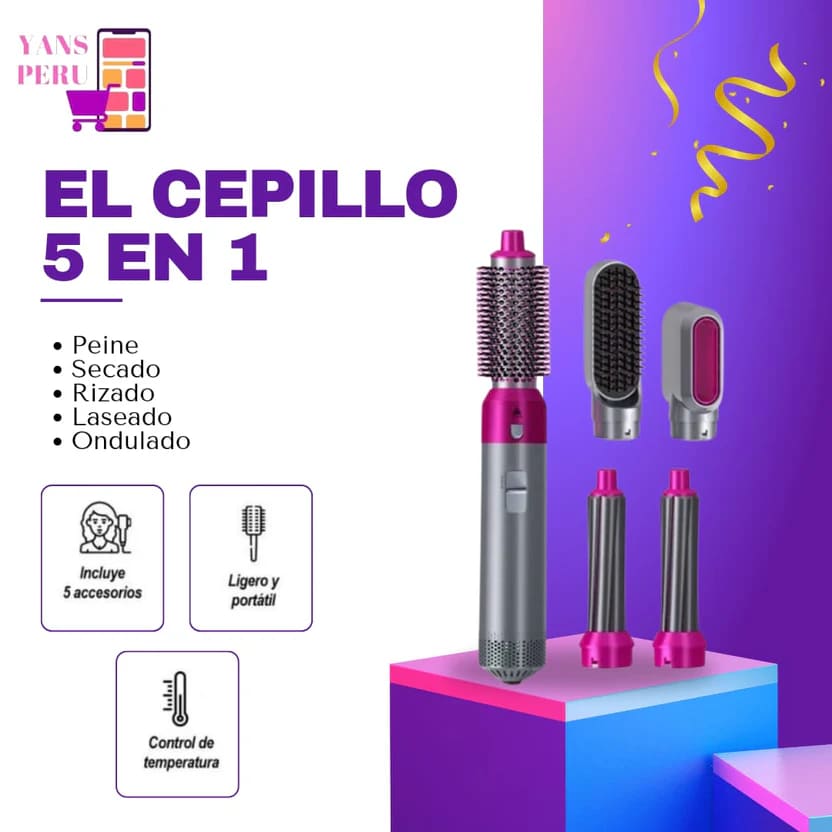 CEPILLO 5 EN 1 + REGALOS ESPECIALES🎁