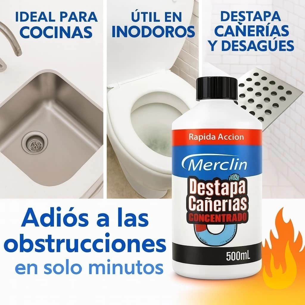 2X1 POLVO DESTAPADOR DE CAÑERIAS + REGALOS ESPECIALES🎁