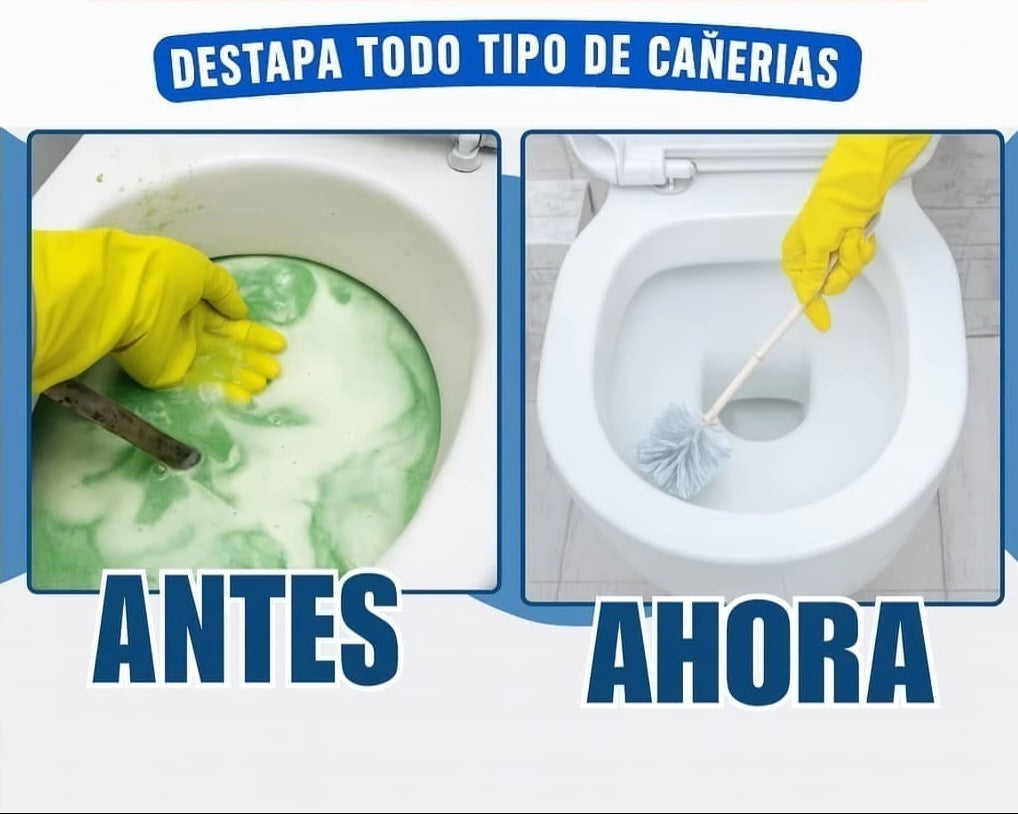 2X1 POLVO DESTAPADOR DE CAÑERIAS + REGALOS ESPECIALES🎁