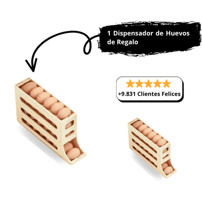 2X1 DISPENSADOR DE HUEVOS + REGALOS ESPECIALES🎁
