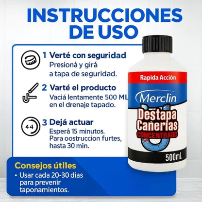 2X1 POLVO DESTAPADOR DE CAÑERIAS + REGALOS ESPECIALES🎁