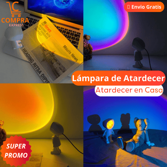 LAMPARA ATARDECER