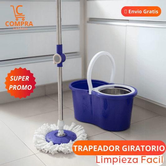 TRAPEADOR GIRATORIO CON CESTA METÁLICA